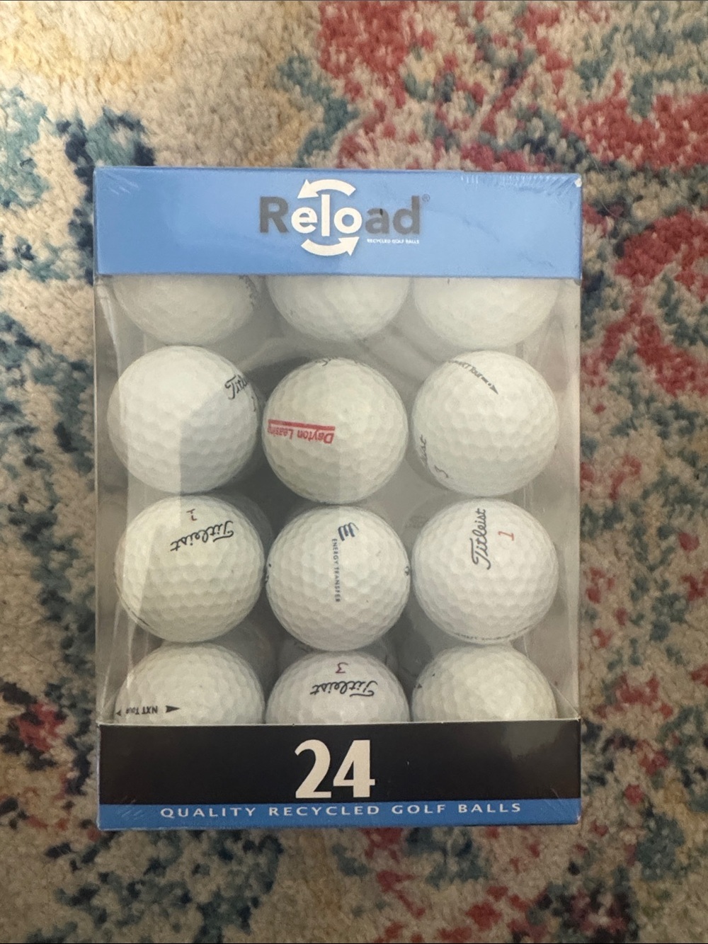 Reload Recycled Golf Balls - White Titleist (24 Count)